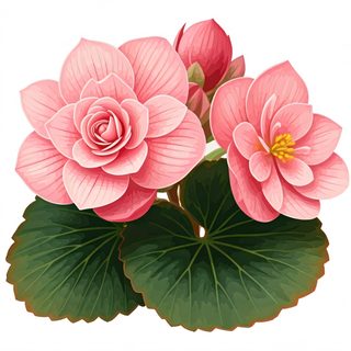 Pink Begonias