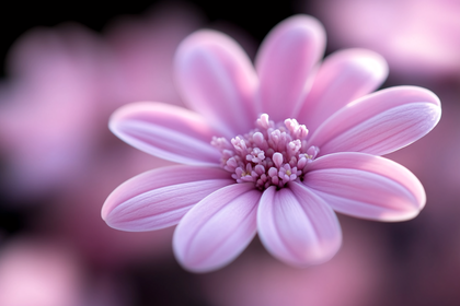 Pink Daisy Flower Blossom Macro