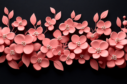 Pink Flower Blossom Background