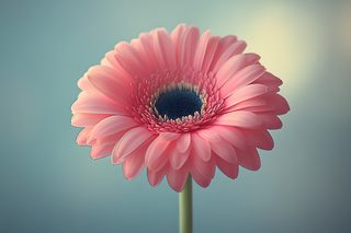 Pink Gerbera Daisy Flower