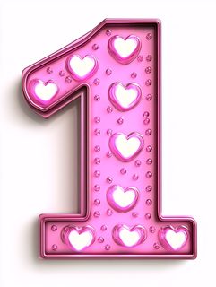 Pink Heart Number One