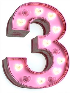 Pink Heart Number Three
