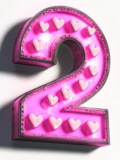 Pink Heart Number Two