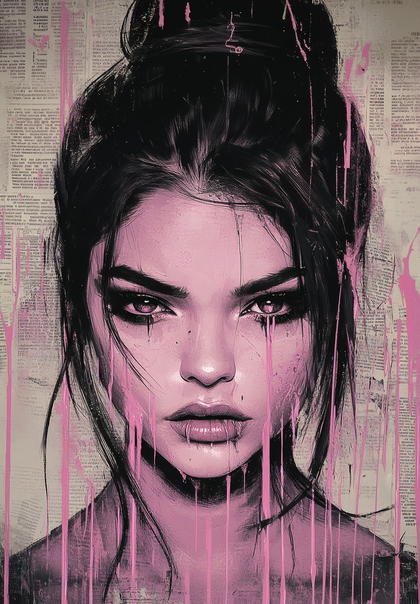 Pink Hues Portrait