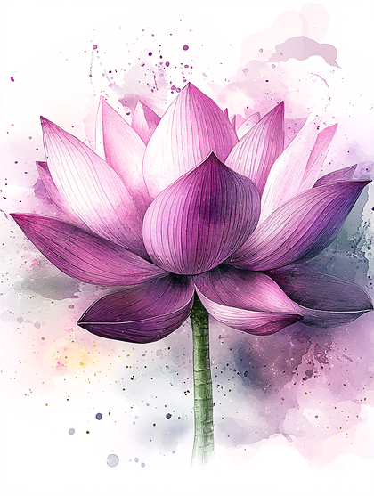 Pink Lotus Bloom