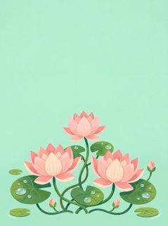lotus flowers background