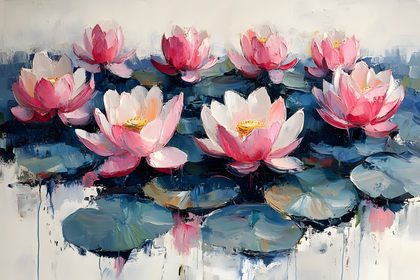 Pink Lotus Flowers