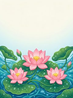 lotus flower pond