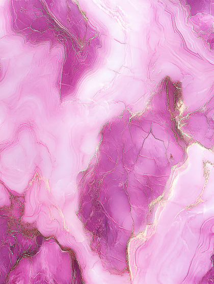 Pink Marble Texture with Gold Veins