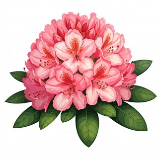 pink rhododendron bloom