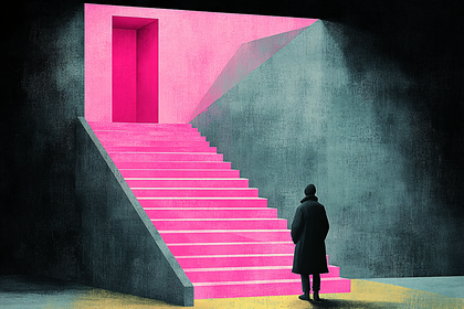 Pink Stairway to Unknown
