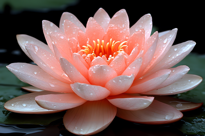 Pink Water Lily Blossom