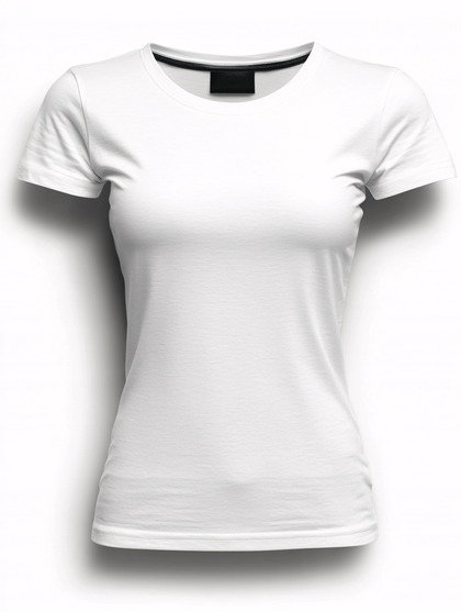 Plain White Crew Neck T-Shirt