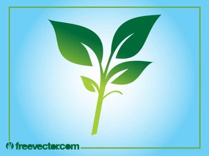 Plant Silhouette Free Vector