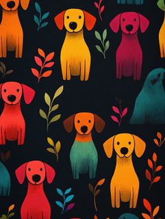 Playful Dog Pattern