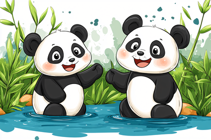 Playful Pandas in a Stream