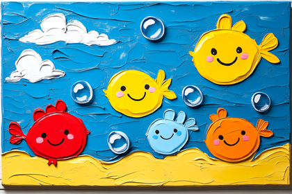 Playful Underwater Scene