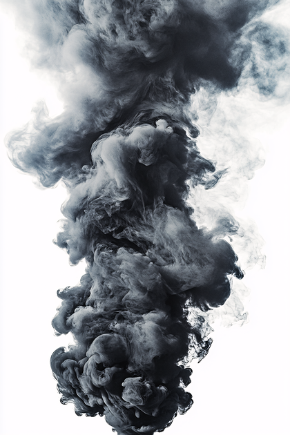 Plume Of Black Smoke
