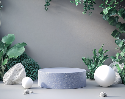 Podium With Natural Stone