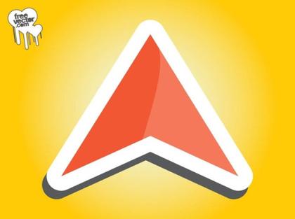 Pointer Sticker Free Vector