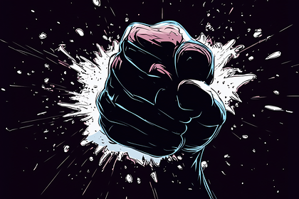 Pointing Fist Explosion
