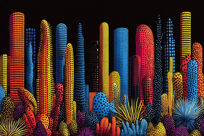 Polka Dot Cityscape
