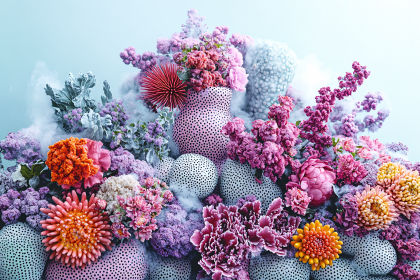 Polka Dot Floral Fantasy