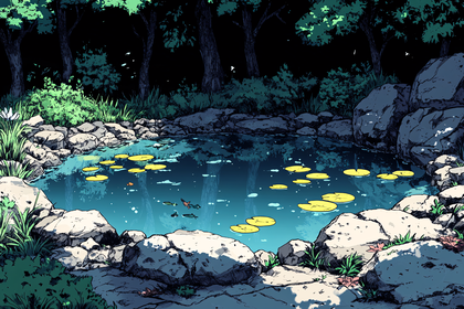 Pond at Night