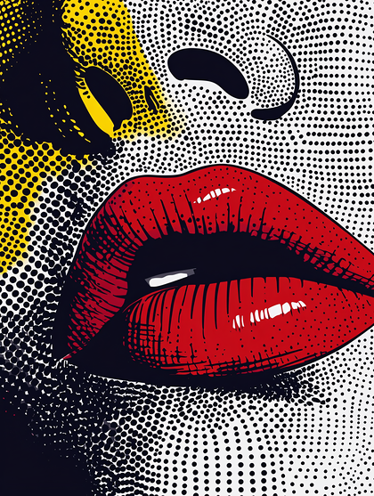 Pop Art Lips