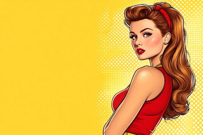 Pop Art Pin-Up Girl