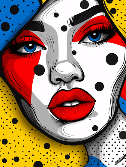 Pop Art Style Portrait