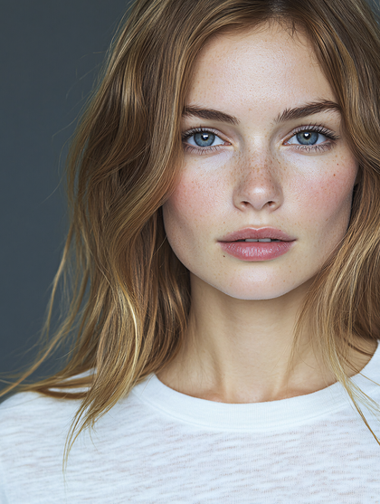 Portrait Of A Beautiful Young Woman