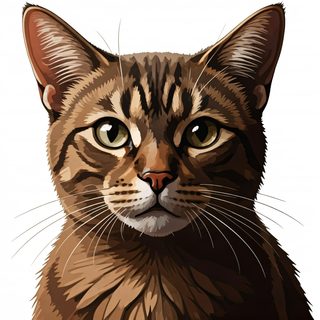 tabby cat portrait