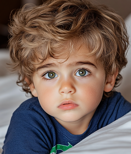 Portrait of a Curious Child