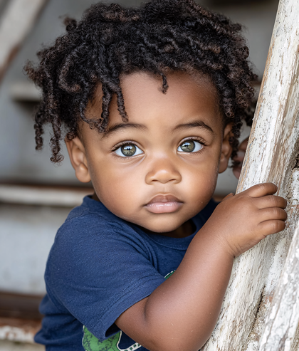 Portrait of a Curious Toddler