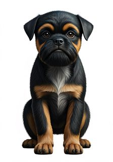 black tan puppy