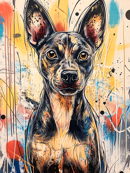 Portrait of a Cute Dog