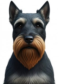 schnauzer dog portrait