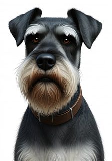 schnauzer dog portrait