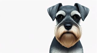 miniature schnauzer portrait