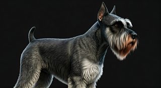 schnauzer dog portrait