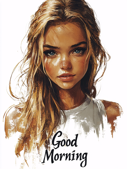 Portrait Of A Serene Woman