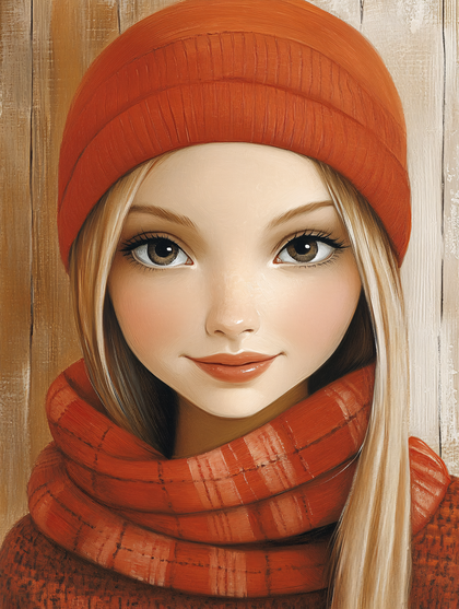 Portrait Of A Smiling Girl