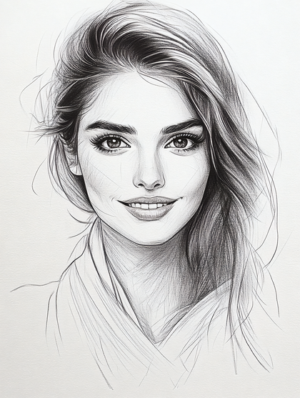 Portrait of a Smiling Woman