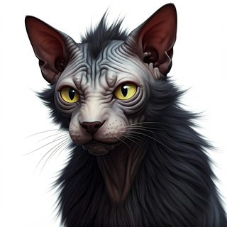 sphynx cat portrait