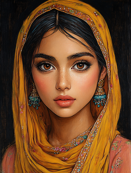Portrait Of A Young Woman
