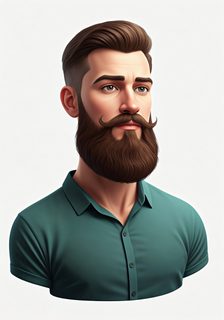bearded man portrait