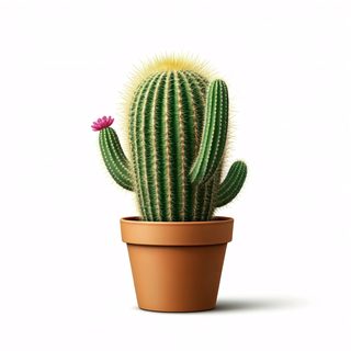 potted barrel cactus