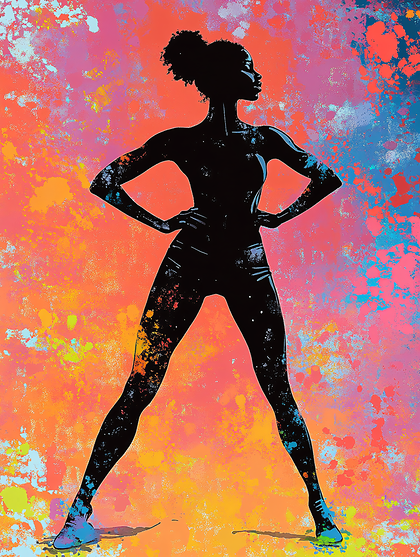 Powerful Silhouette of a Woman