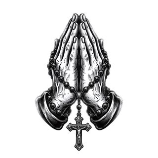 praying hands rosary
